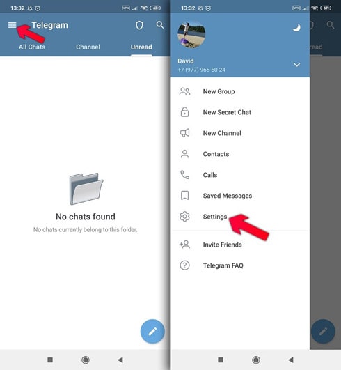 قرار دادن ویدیو در پروفایل تلگرام به جای عکس
