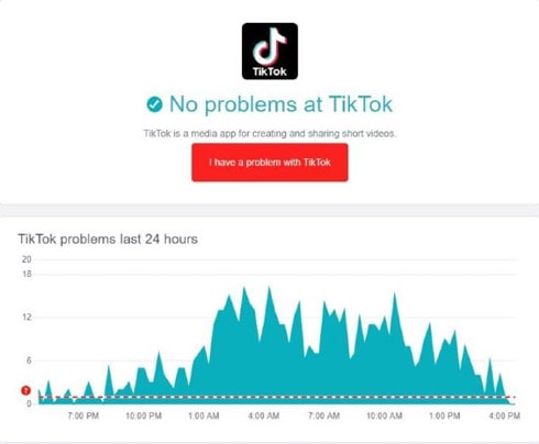 حل مشکل No Network Connection در TikTok