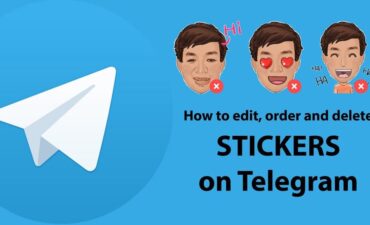 حذف کردن استیکر در تلگرام