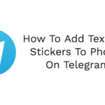 افزودن متن روی تصاویر تلگرام