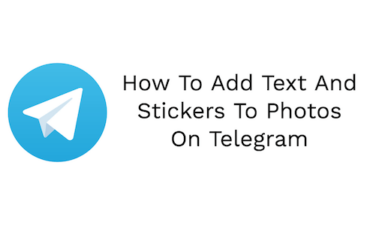 افزودن متن روی تصاویر تلگرام