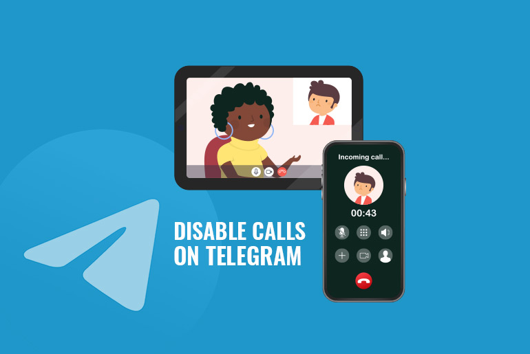 عدم دریافت تماس ناشناس در تلگرام