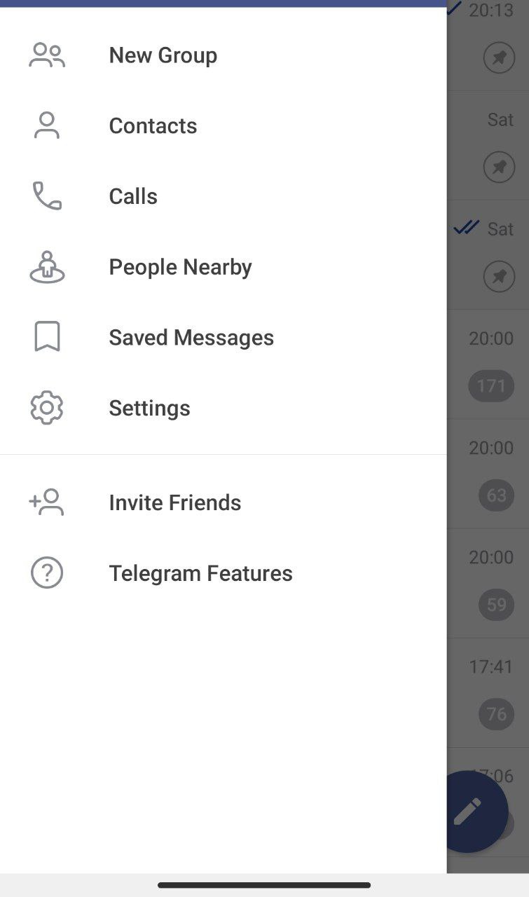 همگام سازی مخاطبین تلگرام
