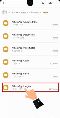 عدم ذخیره تصاویر واتساپ
