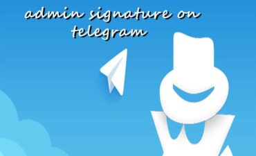 افزودن نام ادمین به پیام‌های تلگرام