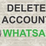 حذف حساب کاربری واتساپ
